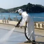 trabajo de poliurea en caliente