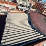 tejado con amianto en Badalona