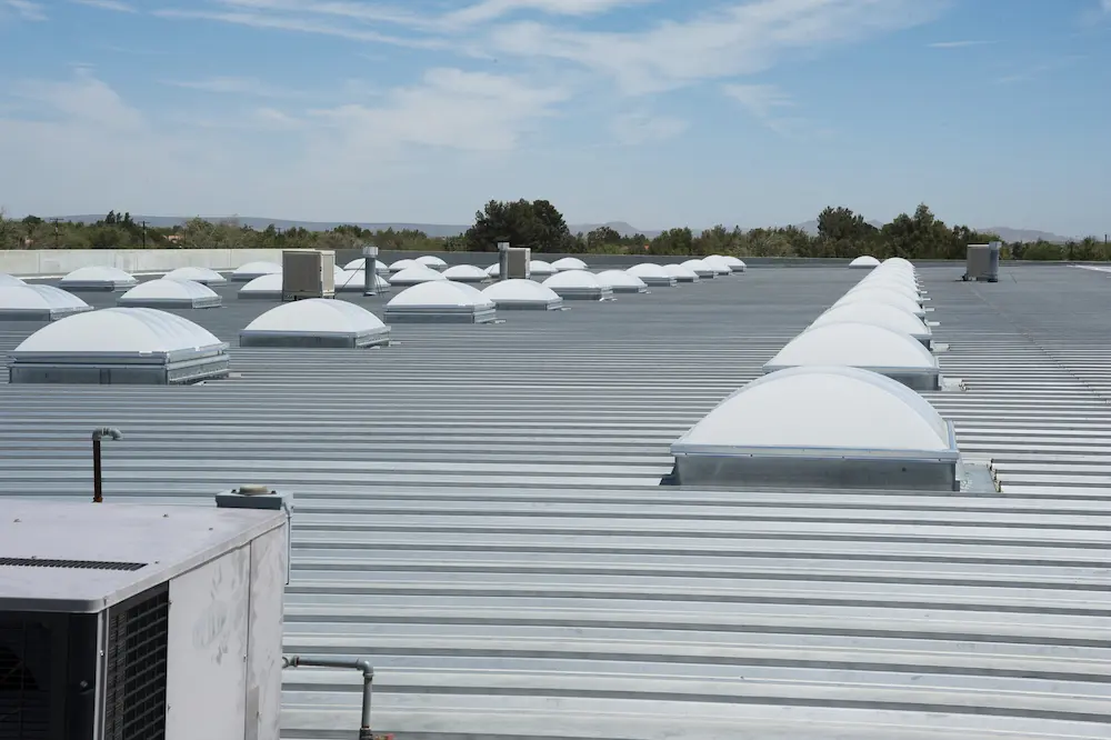 montaje de claraboyas