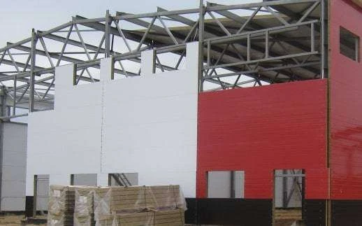 panel sandwich fachada lana de roca